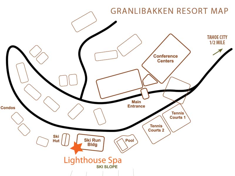 Granlibakken Map