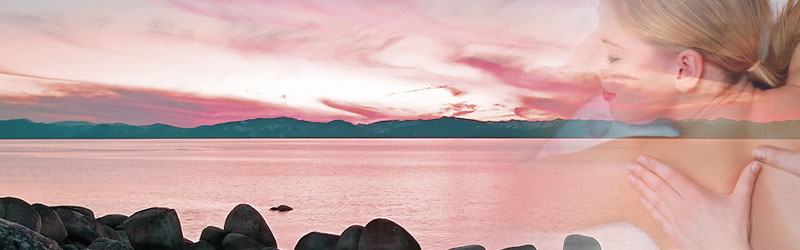 Therapeutic Massage Treatment with Tahoe Lake Views